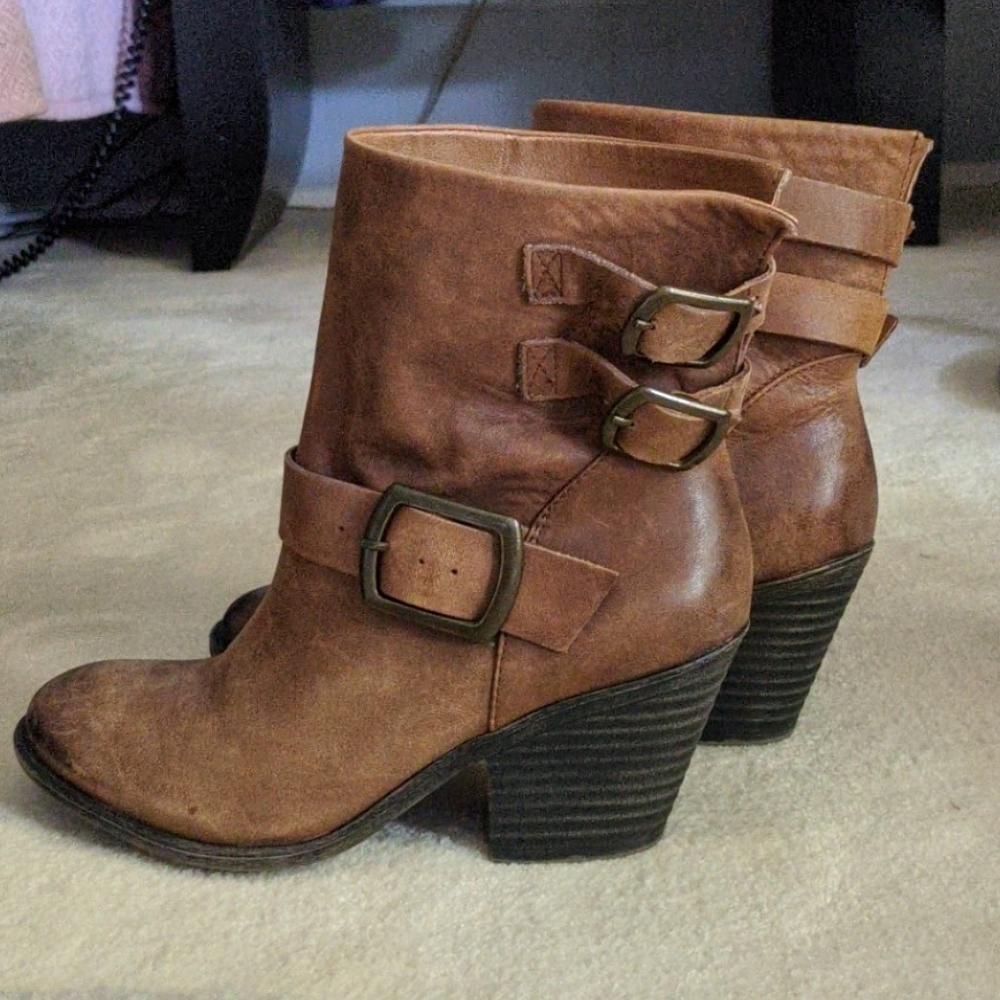 Lucky Brand Tommie Ankle Boots Sz 8